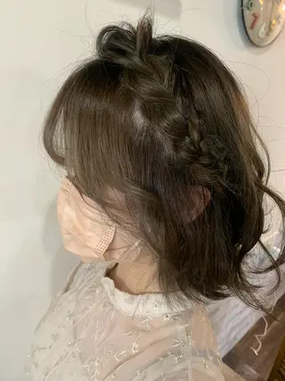 ショート カラー ヘアアレンジ 櫛部洸貴/ 頭皮改善、髪質改善のヘアスタイル