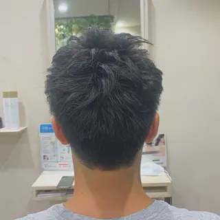 ショート カラー パーマ メンズ 🐤 ゆい🐓のヘアスタイル
