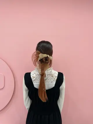 ロング 山口 舞弥のヘアスタイル