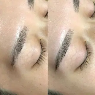 メンズ アイブロウ フラットラッシュ/ LEDマツエク/石原のマツエク・マツパデザイン