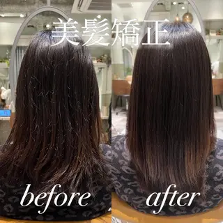 セミロング カラー パーマ レイヤーカット/ 顔周り 五島巨幹のヘアスタイル