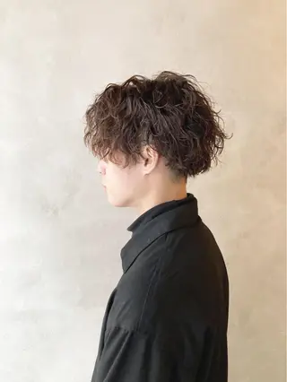 パーマ メンズ メンズサロン アソビ元町のヘアスタイル
