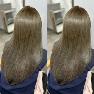 ロング 髪質改善🩵縮毛矯正 代々木/木下のヘアスタイル