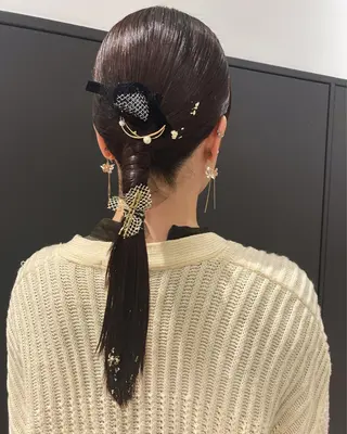 ロング ヘアアレンジ KAWATOKO MISUZUのヘアスタイル
