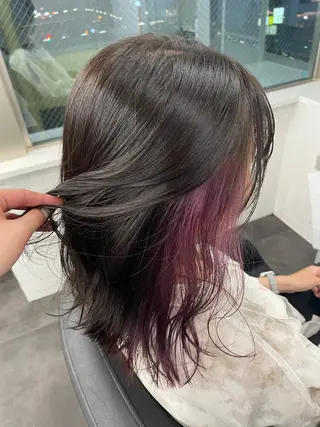 セミロング いとう このみのヘアスタイル