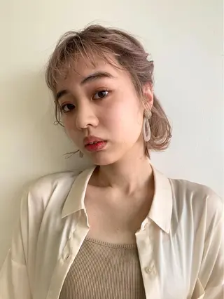 ショート カラー 🌿似合わせ透明感 カラー松本朋幸🌿のヘアスタイル