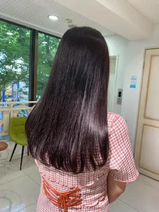 ロング カラー ヘアアレンジ 透明感カラー 古山 結季🌙🖤のヘアスタイル