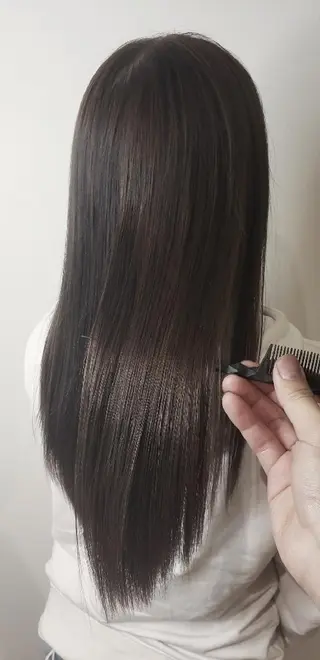 セミロング カラー ヘアアレンジ 【髪質改善美容師】t occa茨木篠原健太のヘアスタイル