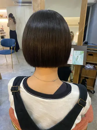 ミディアム カラー ヘアアレンジ ボブ /ニュアンス/ satomi🧸💖のヘアスタイル