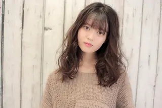 ロング パーマ nagane sayakaのヘアスタイル