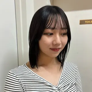 ミディアム 木村 夢のヘアスタイル