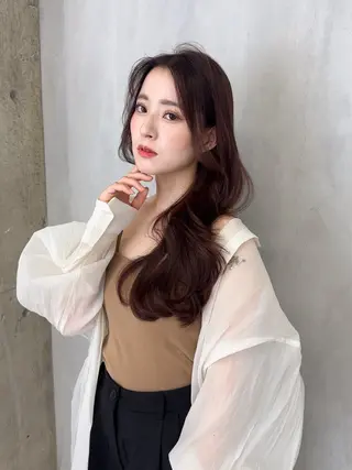 セミロング 廣瀬双葉 トップスタイリストのヘアスタイル