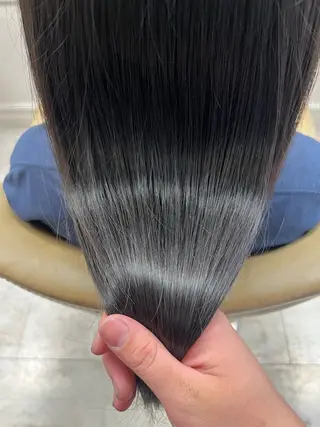 ロング カラー 中村 由布紀のヘアスタイル