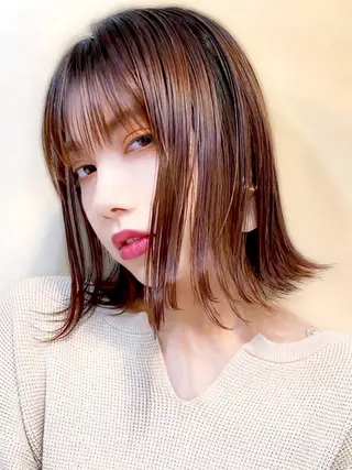 ミディアム 【店長】韓国ヘア/ 美髪ケア 野沢綾馬のヘアスタイル