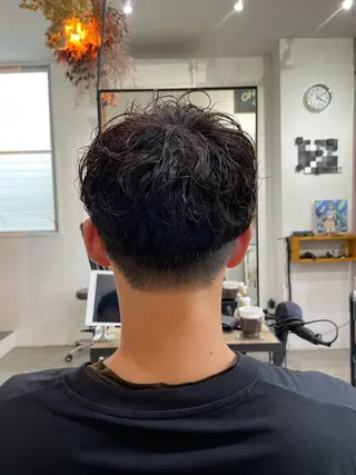 ショート パーマ メンズ ユ カの眉毛・アイブロウイメージ