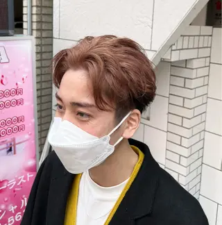 カラー SALOWIN栄 高須大貴のヘアスタイル