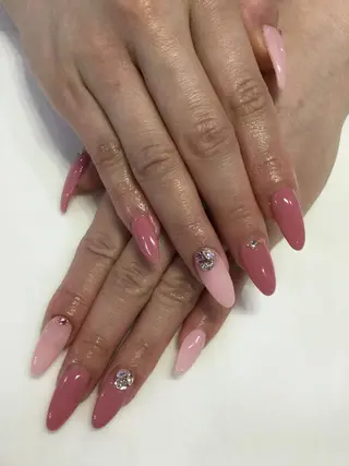 ネイル 💎🐰 saki. m 🐰💎のネイルデザイン