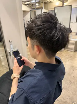 ショート パーマ メンズ MEN'S特化🌈 KATOのヘアスタイル