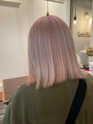ミディアム カラー 大人girly🛋️ 🤍yukakoのヘアスタイル
