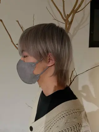 ミディアム メンズ メンズケアブリーチ 特化🔥村田のヘアスタイル