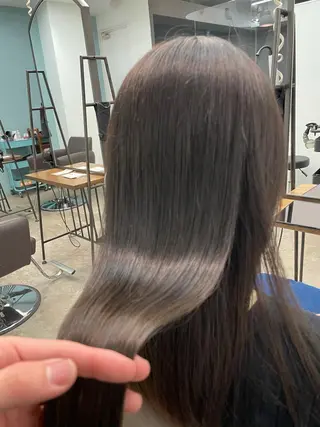 セミロング カラー ヘアアレンジ スズキジュンペイ 銀座/髪質改善のヘアスタイル