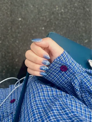 ネイル 個性派✴︎ジャケ写 ネイル🦋mire-のネイルデザイン