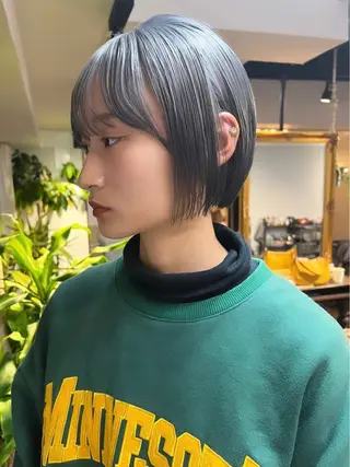 ショート カラー ハイトーン/ボブ 🎀sonokaのヘアスタイル