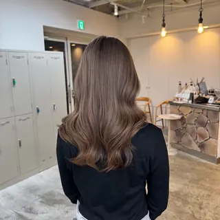 セミロング カラー fand / HINAのヘアスタイル