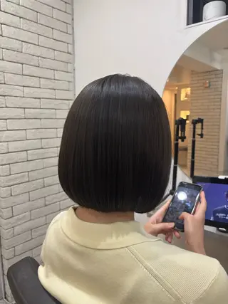 ミディアム memories銀座所属・ボブ/透明感カラー/ 艶髪/azumiのヘアスタイル