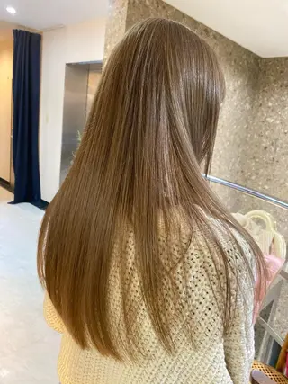 ロング カラー Pia ツボイ ケイタのヘアスタイル
