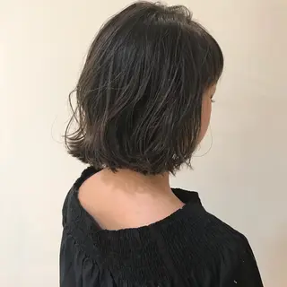 ショート ミディアム カラー パーマ タジマ ヤスヒサのヘアスタイル