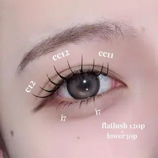 マツエク・マツパ アンドヘルシー/束感 /LED🩶MIYUのマツエク・マツパデザイン