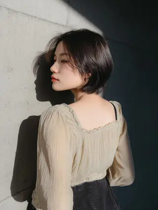 ショート カラー ブリーチお任せ🫧 tokute高円寺のヘアスタイル