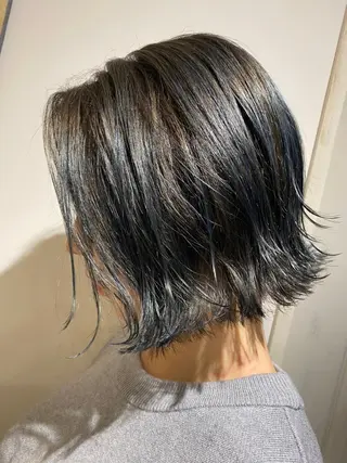 カラー 🎖大人ショート🎖 河越守のヘアスタイル