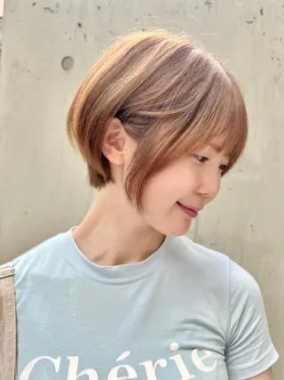 ショート カラー 派手髪デザインカラー ヒロカのヘアスタイル