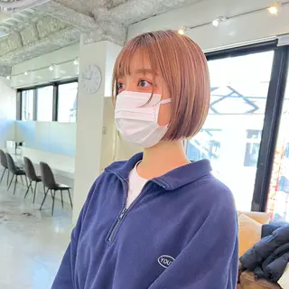ショート カラー トレンドボブ /ミリヤのヘアスタイル