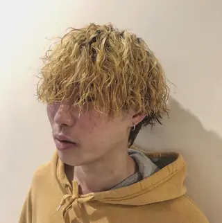 パーマ ヘアアレンジ メンズ 美容室sand 横浜のヘアスタイル