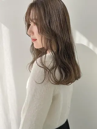 セミロング カラー plumu. ♡【プリュム】のヘアスタイル