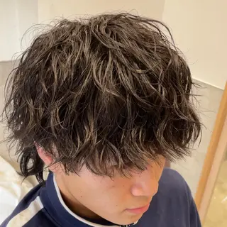 ミディアム メンズカット/ 沖縄市/村田亮太のヘアスタイル