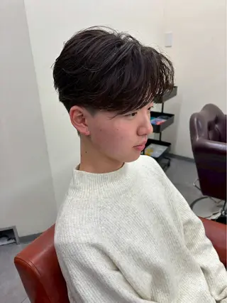 メンズ 京都駅メンズサロン マッシュのヘアスタイル
