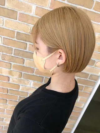 ショート カラー パーマ ヘアアレンジ ❣️倉敷❣️美髪 カラー能登一成のヘアスタイル