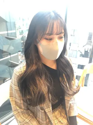 ロング ❤︎︎韓国ヘア❤︎︎ 𝑺𝒉𝒊𝒉𝒐のヘアスタイル