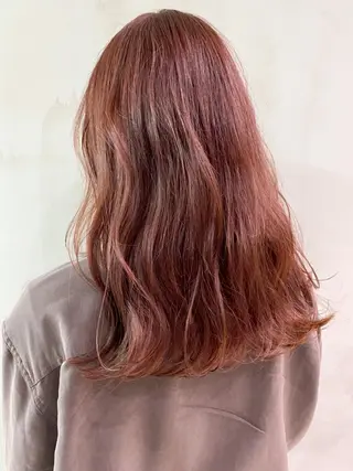 ミディアム カラー パーマ ヘアアレンジ ITbyALBUM 中野店のヘアスタイル