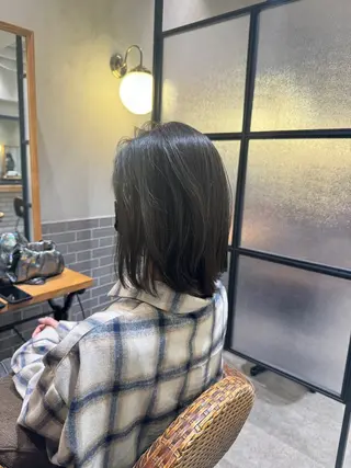 ミディアム 暖色カラー🤎Red Neo meiのヘアスタイル