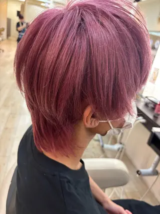 ショート カラー メンズ ルプラボウ 石黒よう子のヘアスタイル