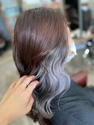 ロング カラー 💎白髪染めも対応 🙆👌山本明菜のヘアスタイル