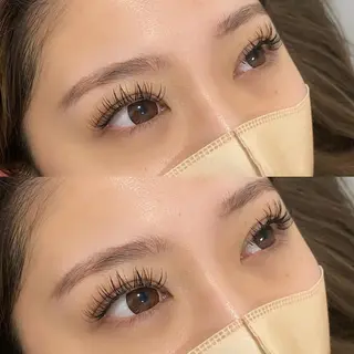 ロング メンズ マツエク・マツパ アイブロウ Ｌ． エルドットのマツエク・マツパデザイン