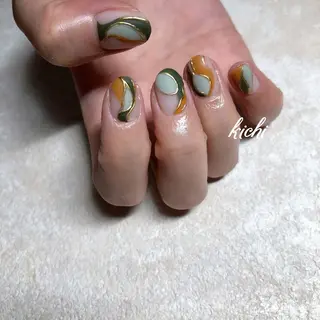 ネイル kichi･: *のネイルデザイン