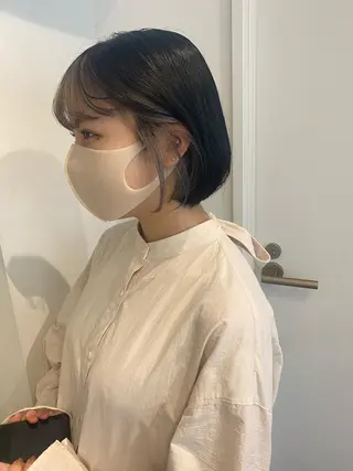 ミディアム カラー stylist トモヤのヘアスタイル