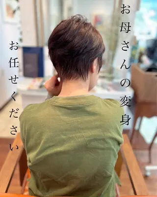 ショート ナチュラルオーブン 大村店🍀深松孝枝のヘアスタイル